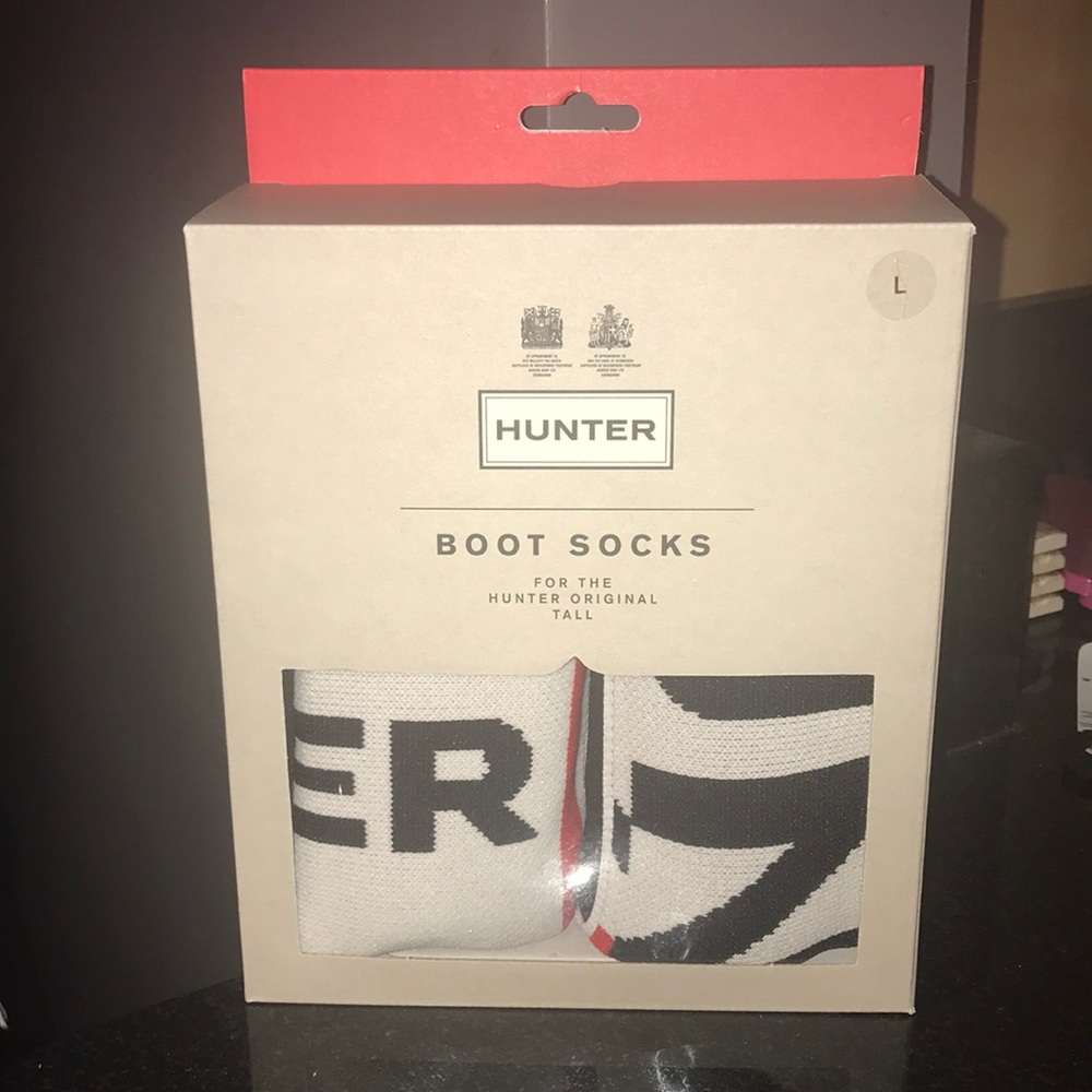 Hunter boot socks size L